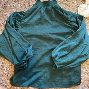 CeCe Dark green blouse